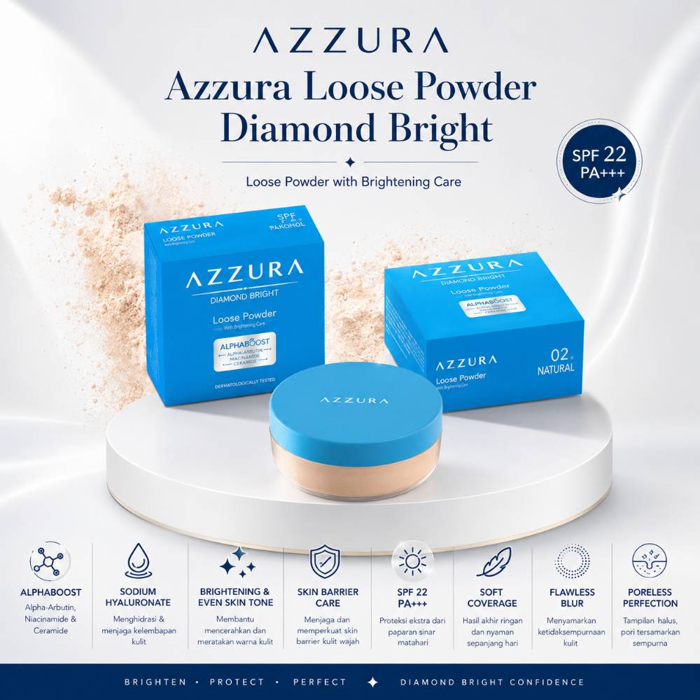 Azzura Loose Powder Diamond Bright